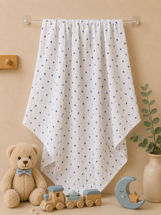BlueStar Muslin Baby Towel