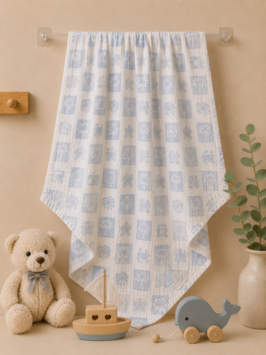 BlueBay Muslin Baby Towel