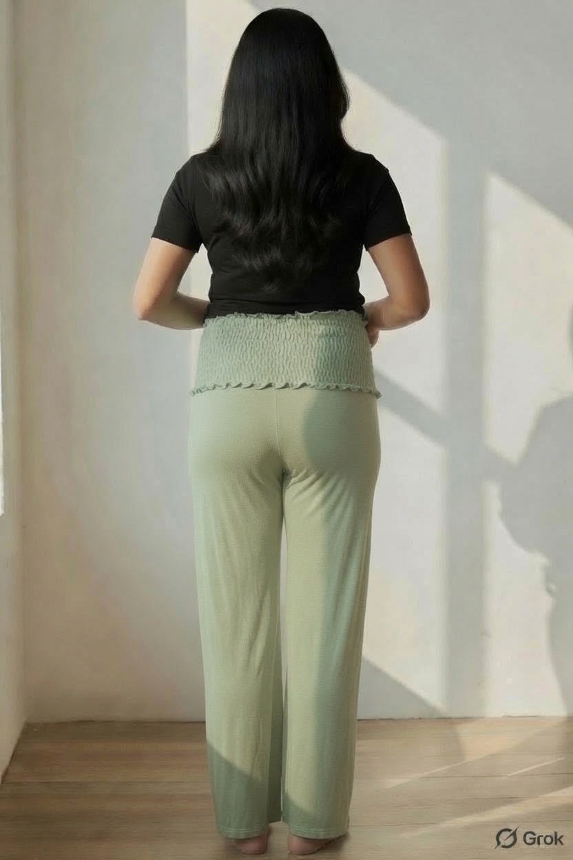 Maternity Belly Pant - Sage Green
