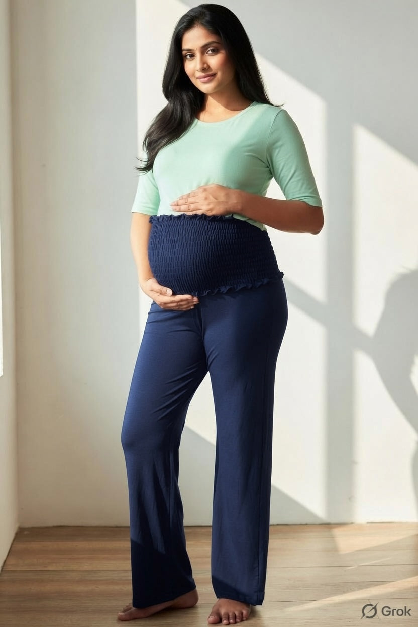 Maternity Belly Pant - Navy